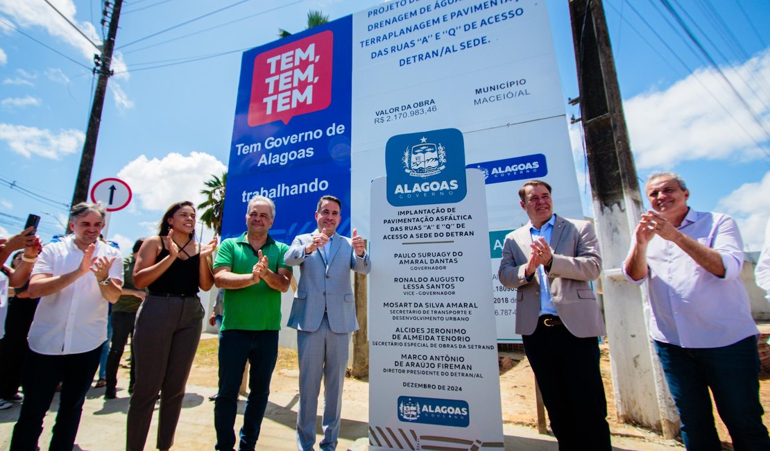 Governador inaugura vias e novas instalações do Espaço Educacional Detranzinho