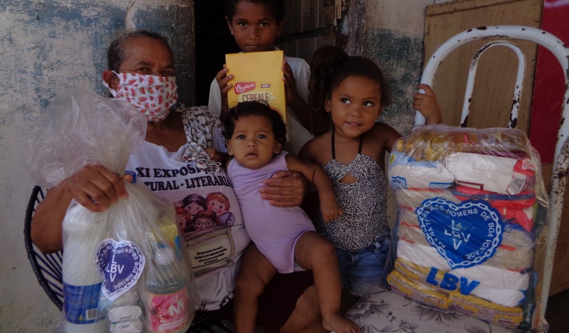 LBV doará alimentos e materiais de higiene pessoal em comunidades de Arapiraca