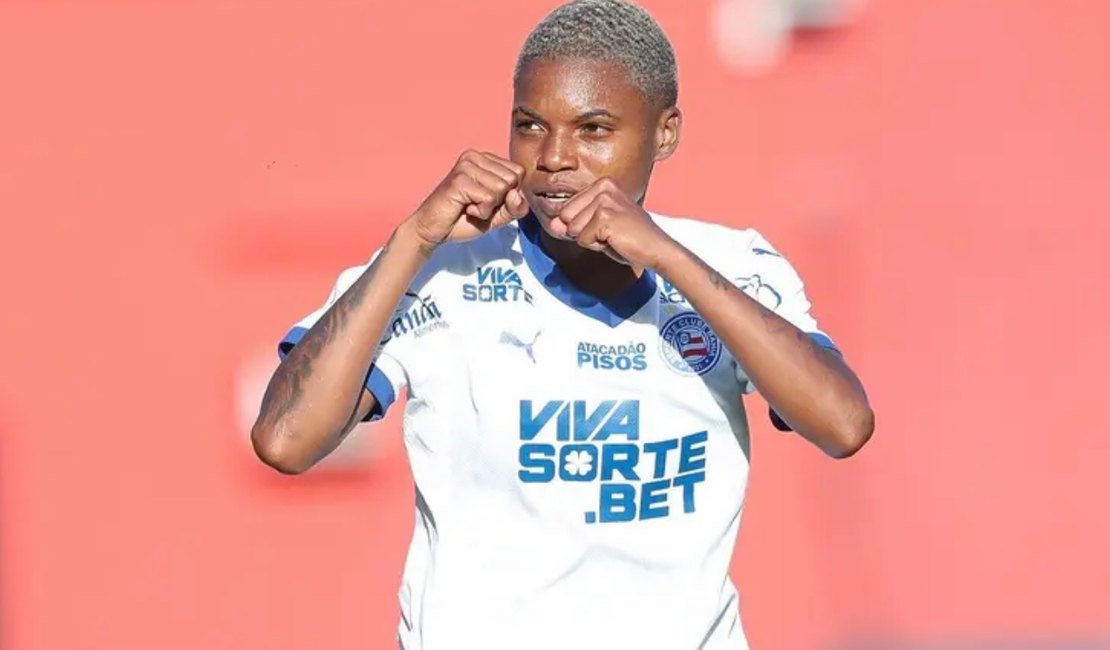 Corinthians anuncia Rhaizza, atacante destaque do Bahia