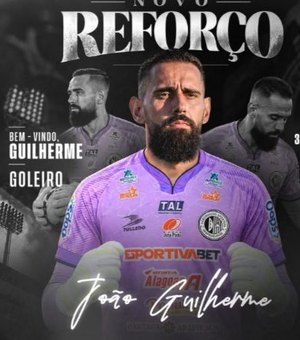 ASA anuncia a contratação do goleiro João Guilherme