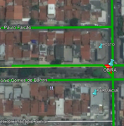 Obra da Casal interdita trânsito no bairro da Jatiúca