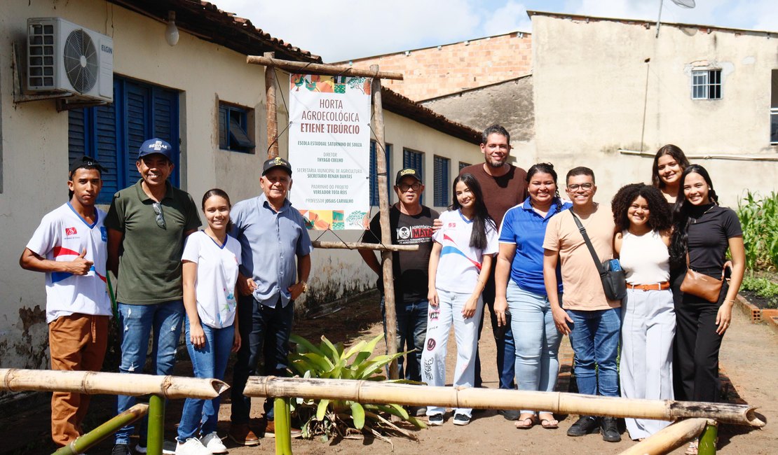 Horta Agroecológica é inaugurada em Matriz de Camaragibe