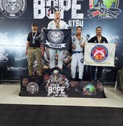 [Vídeo] Militar do 3º BPM conquista medalhas de ouro e prata no II desafio do Bope de Jiu-Jitsu