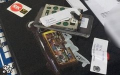 Material de informática apreendido pela PF durante cumprimento de mandados em operação contra pedofilia 