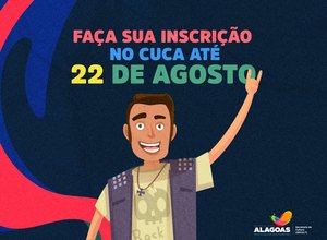 Prazo para inscrições no Cadastro Único da Cultura Alagoana segue até o dia 22 de agosto