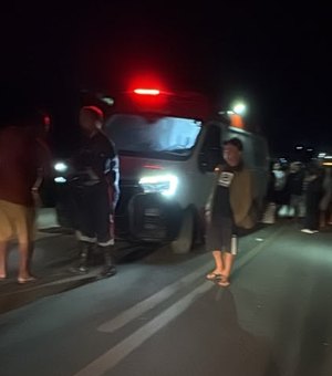 Indígenas bloqueiam BR-101 após novo atropelamento fatal em Joaquim Gomes