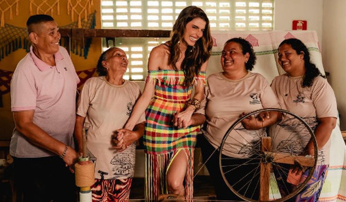 Marina Candia destaca tradição da tecelagem em Delmiro Gouveia