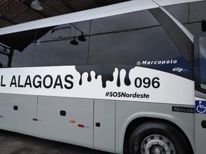 Empresa de ônibus chama atenção com veículos 'manchados' de óleo