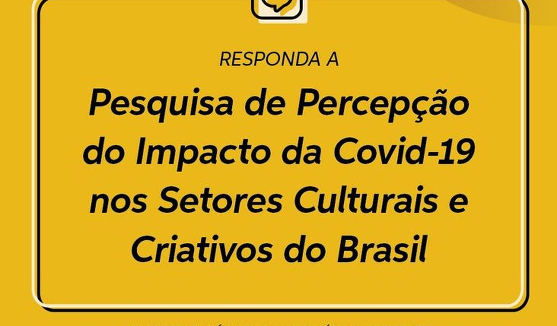 Cultura apoia pesquisa nacional sobre impactos da Covid-19 nos setores culturais do Brasil