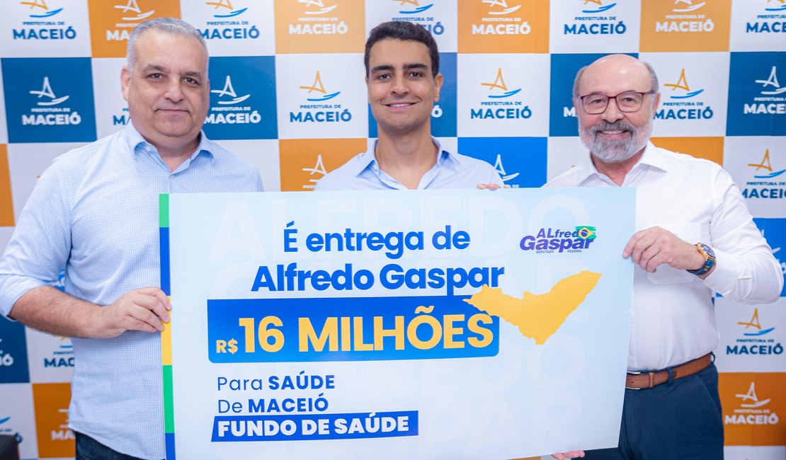 JHC garante R$16 mi em emendas para a saúde de Maceió através de Alfredo Gaspar