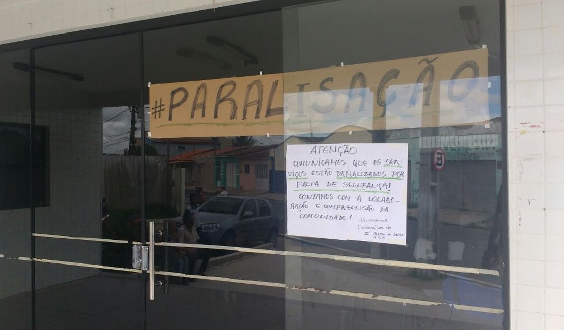 [Vídeo] Posto de Saúde em Arapiraca paralisa atividades por falta de segurança
