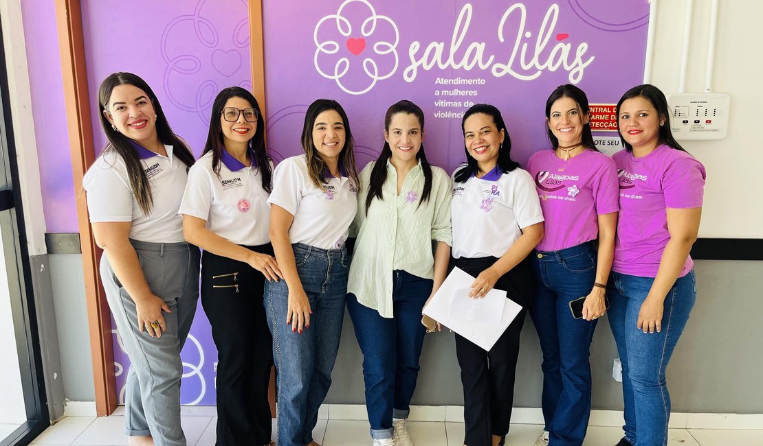 Rede de enfrentamento à violência contra a mulher participa de formação promovida pelo Alagoas Lilás