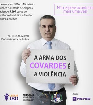 Vídeo: MPE lança campanha de combate à violência doméstica e familiar contra a mulher
