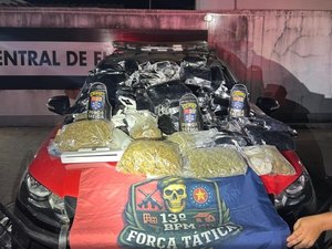 Homem é detido após descoberta de R$ 400 mil em maconha armazenada em freezer em Marechal Deodoro