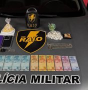 Casal é preso com drogas após tentativa de roubo na Pajuçara
