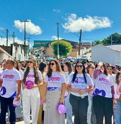 Limoeiro de Anadia abre Agosto Lilás com caminhada em alerta à violência contra as mulheres