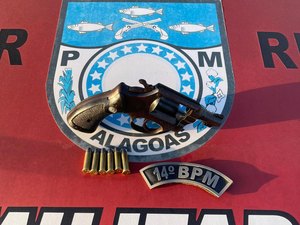 Polícia apreende arma de fogo na casa de jovem no município de Colônia Leopoldina