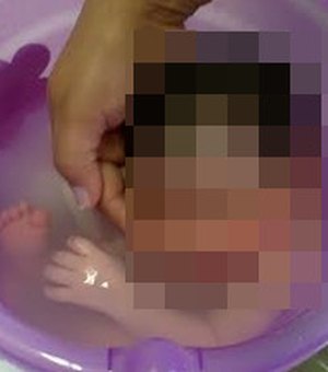 Bebê de sete meses morre afogada em balde com água