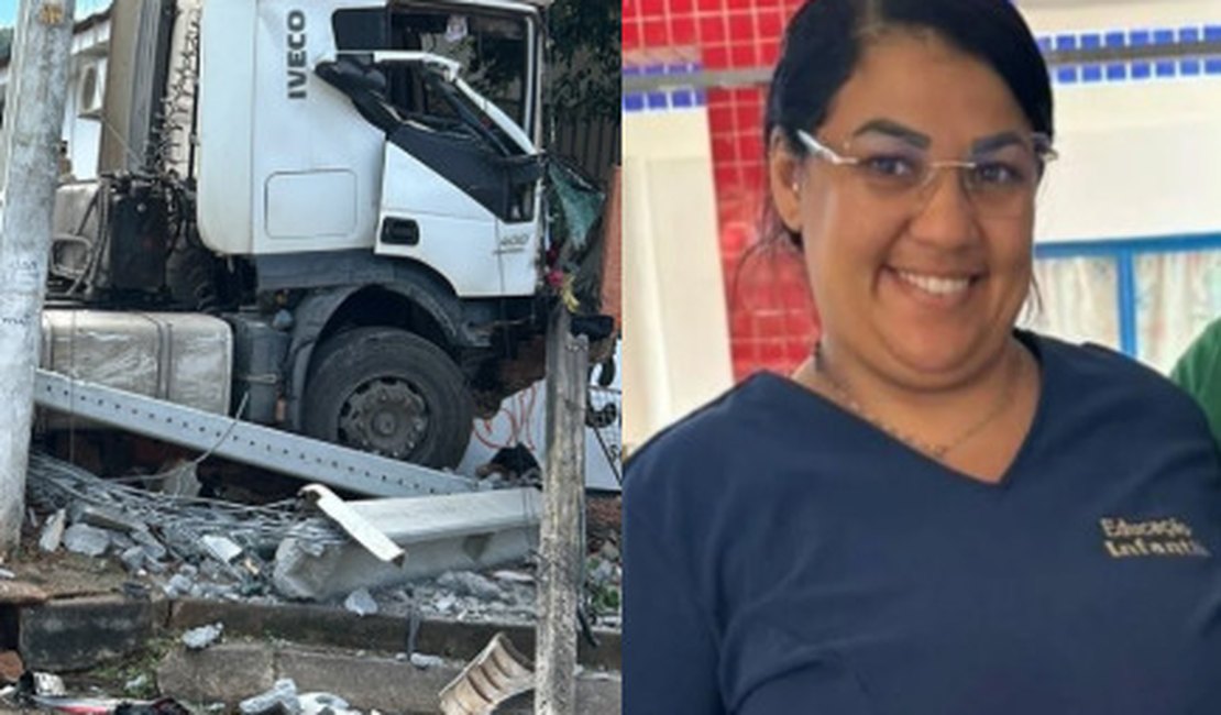 Polícia investiga morte de servidora atropelada por caminhão em Palmeira