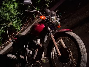 Motociclista fica inconsciente após queda na zona rural de Água Branca