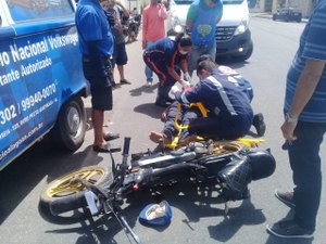 Acidente entre veículos deixa homem ferido em Arapiraca