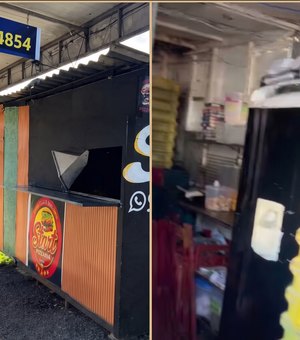 Trailer de sandubaria é furtado no Eustáquio Gomes, parte alta de Maceió