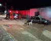 Incêndio atinge veículo e residência no bairro Eldorado, em Delmiro Gouveia