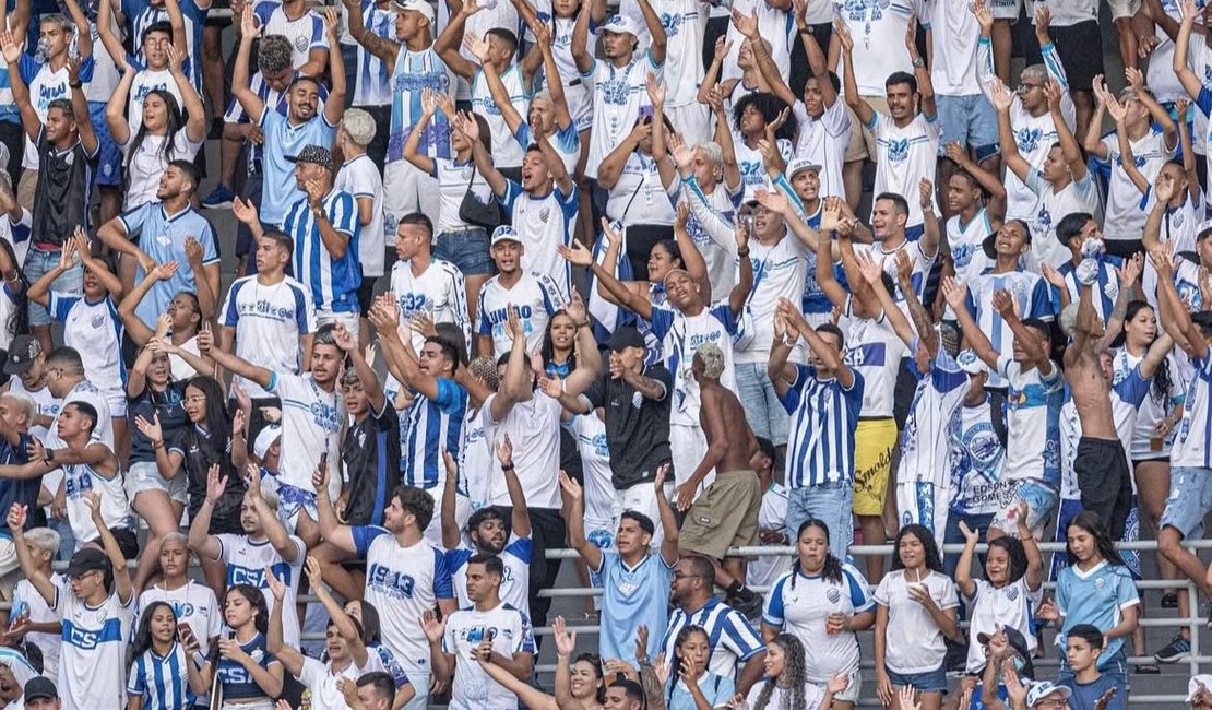 Liberadas vendas de ingressos para CSA x Maracanã-CE; confronto será no Rei Pelé