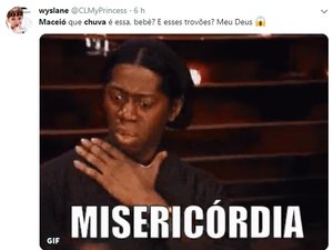 Chuvas em Maceió rendem comentários e memes na internet