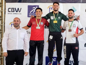 Atleta arapiraquense de Luta Greco-Romana ganha medalha de ouro em campeonato brasileiro