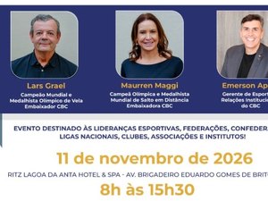 Maceió recebe fórum esportivo com grandes nomes do esporte brasileiro