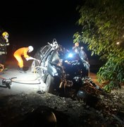 [Video] Colisão entre carro e veículo de abastecimento  deixa vítima fatal em Coruripe