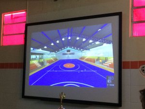 [Vídeo] Escola anuncia construção de complexo poliesportivo