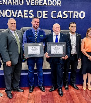 Leonardo Dias e Mário Dias recebem o Título de Cidadão Honorário de Maceió