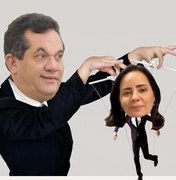 Charge que destaca prefeita de Arapiraca sendo um “fantoche” viraliza na internet