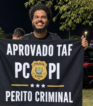 Ex-estagiário da Polícia Científica de Alagoas é aprovado em concursos no PI e em SC