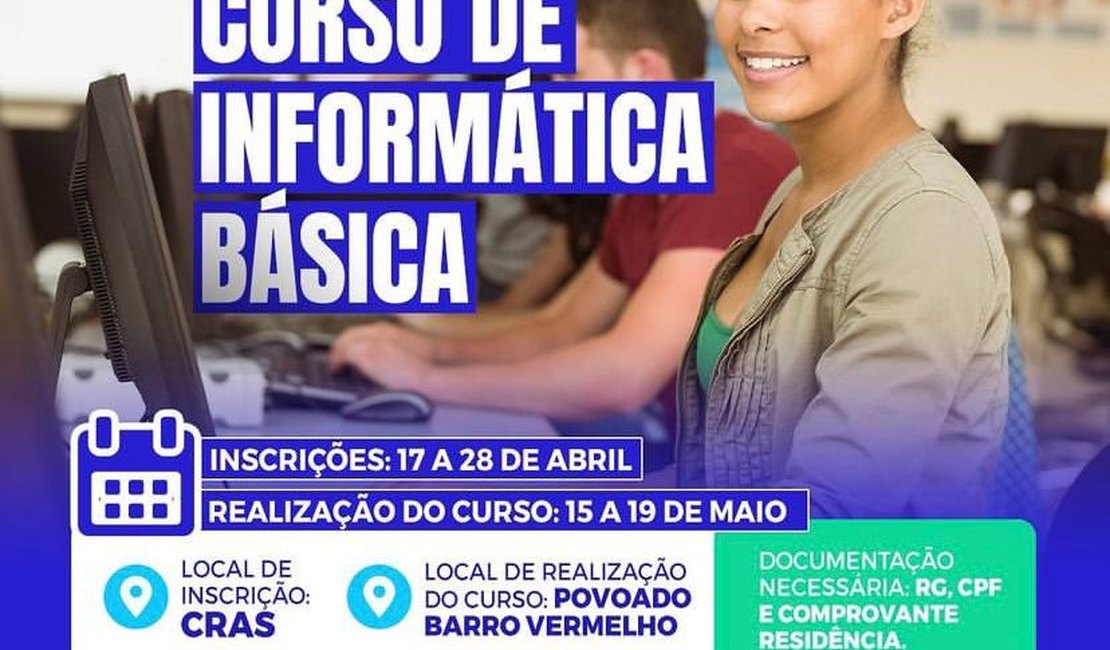 Prefeitura de Belém oferta curso de informática