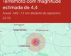Terremoto de magnitude 4.4 atinge a cidade de Araxá (MG)