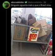 Venda de caixas de papelão em supermercado de Belém gera polêmica nas redes sociais