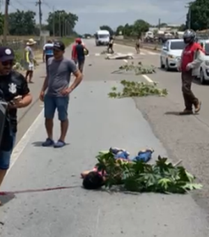 Motociclista colide contra cavalo na AL-220 em Arapiraca e morre no local