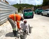 Operação Língua Suja flagra lançamento irregular de concreto em galeria pluvial no litoral Norte