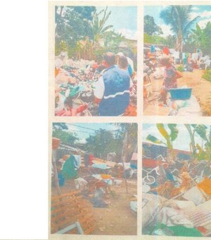 Após ação do MPAL, município de Pilar reorganiza residência marcada por acúmulo extremo de resíduos