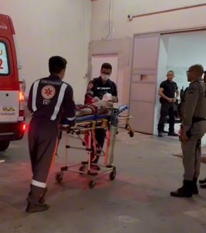 Homem é baleado com cinco tiros no Jacintinho, sobrevive e acaba preso no hospital