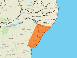 Perigo: Instituto de Meteorologia atualiza grau de severidade das chuvas que já atingem Alagoas