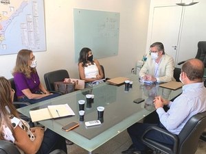 Secretário de Educação de Maceió recebe equipe do Cidadania e Justiça na Escola