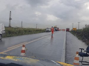 Veja pontos nas BRs que foram atingidos pelas chuvas em Alagoas