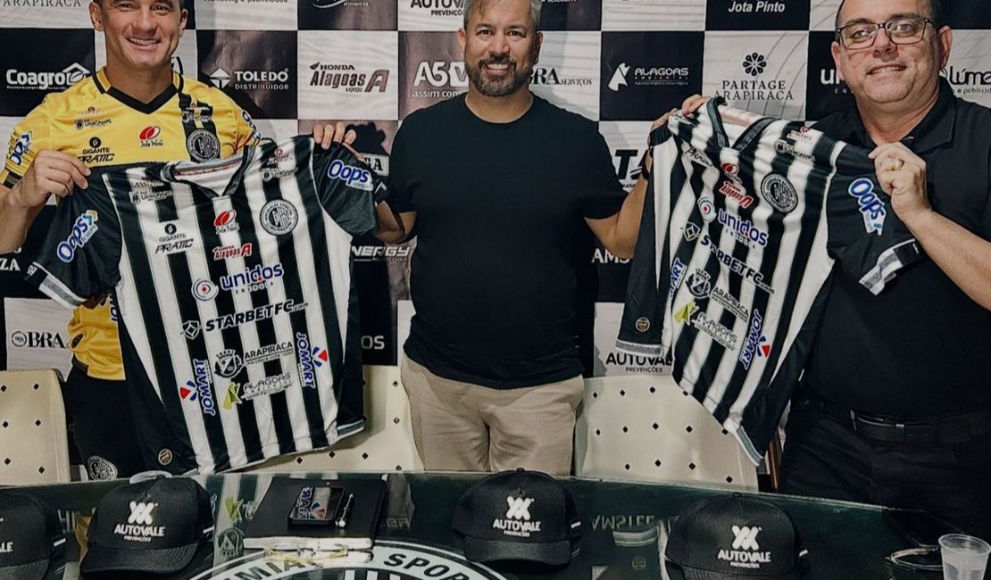 Novo Executivo de Futebol do ASA e técnico Ranielle Ribeiro são apresentados durante coletiva