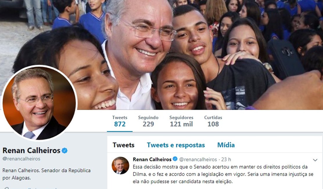 Voto de Minerva defere candidatura de Dilma em Minas; Senador alagoano comenta