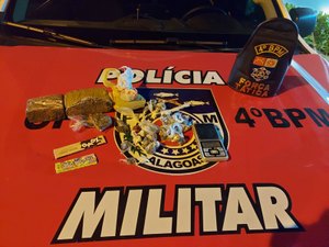 Suspeitos de tráfico fogem ao avistar a PM e abandonam maconha, no bairro Chã da Jaqueira