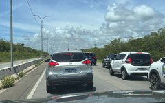 Trânsito nas saídas de Maceió